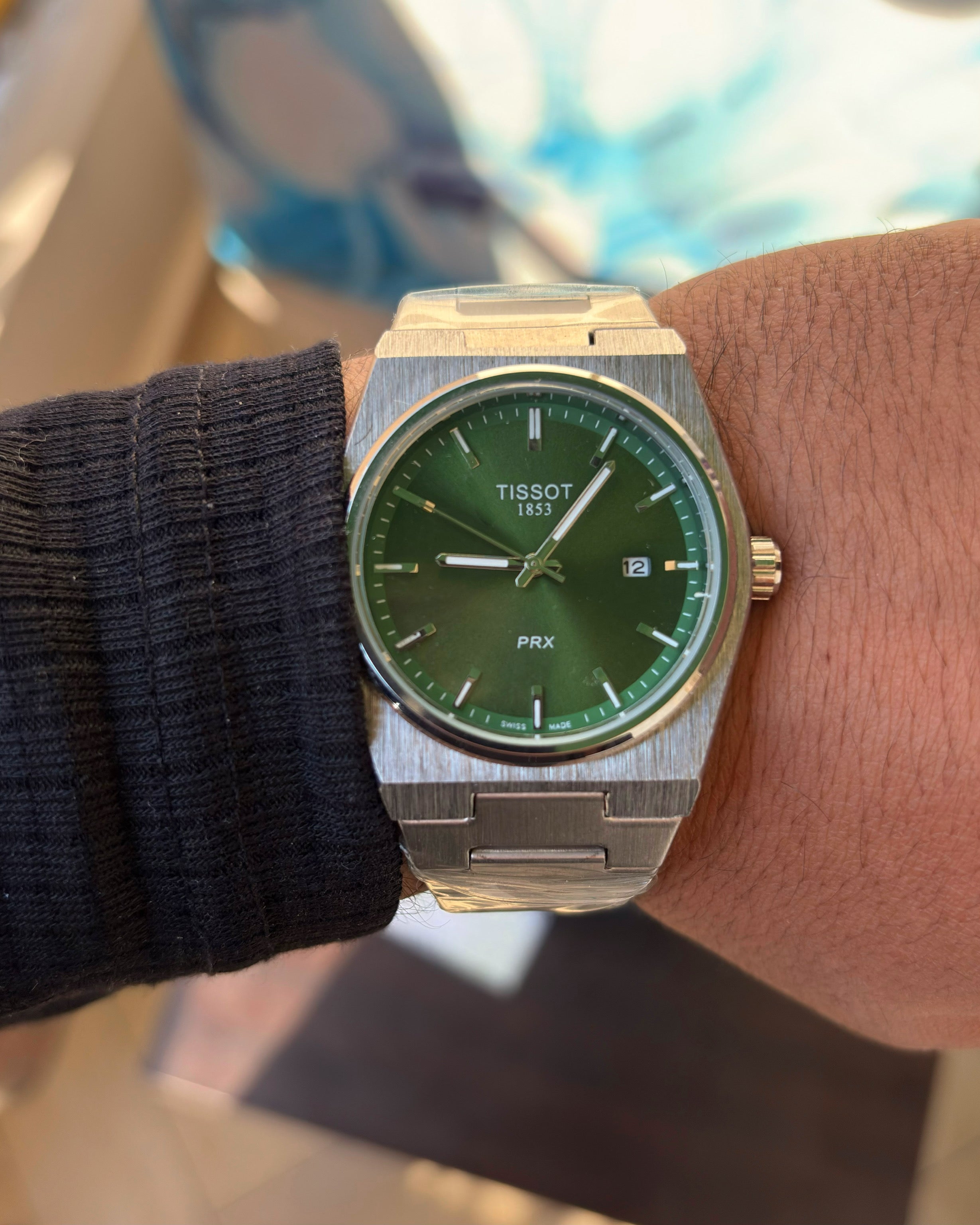 Tissot olive green