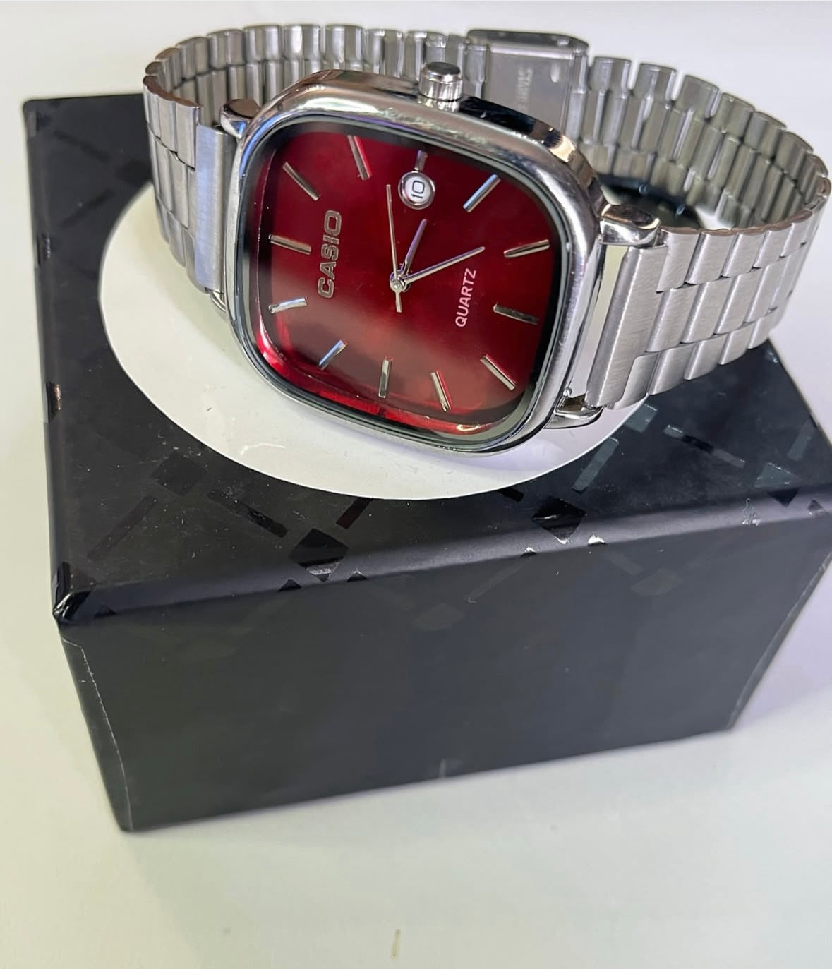 Casio Trend Red dial