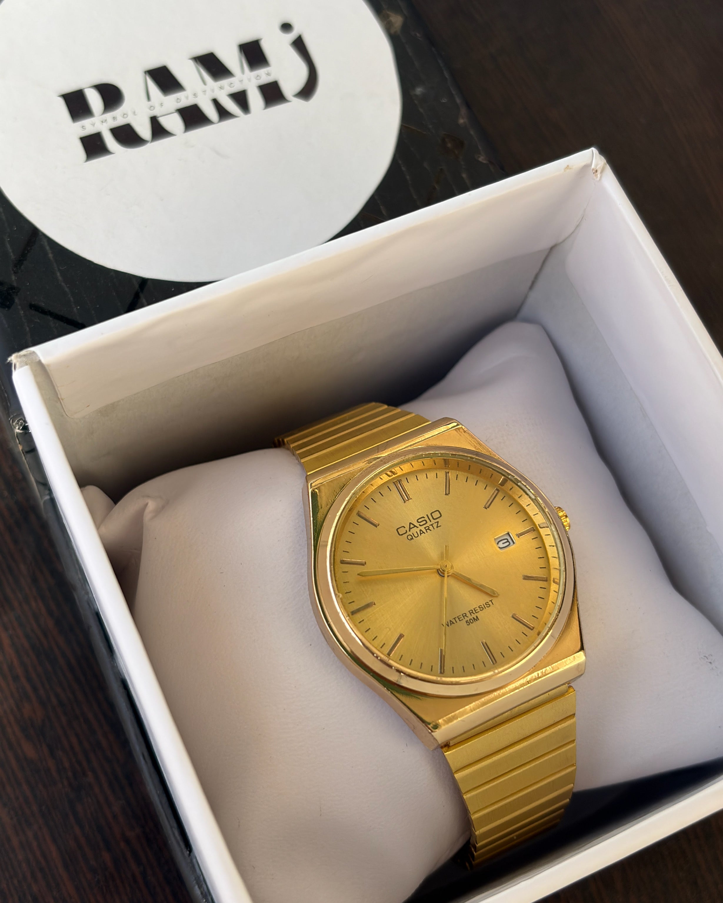 Men Gold casio