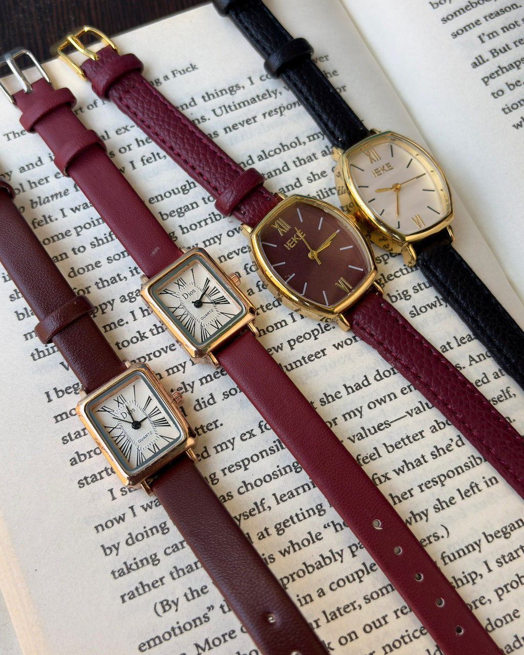 Crafted Leather watches