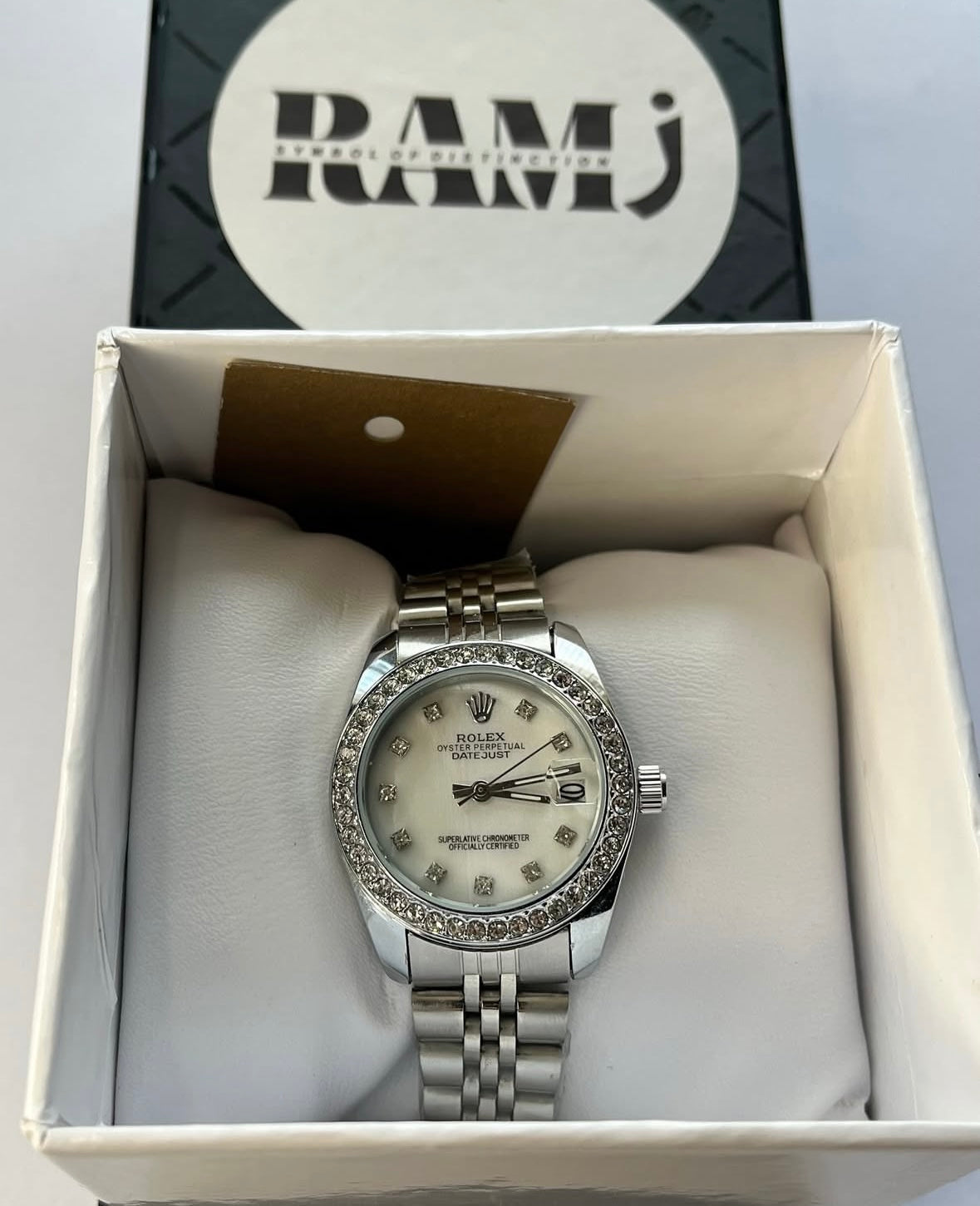 Rolex silver crystals