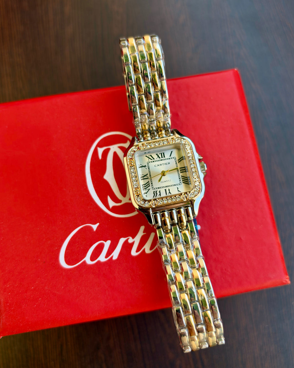 Cartier Gold x Silver With Sparkles