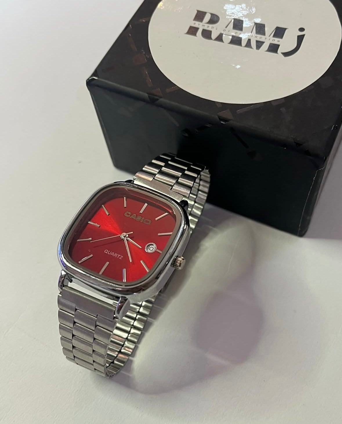 Casio Trend Red dial