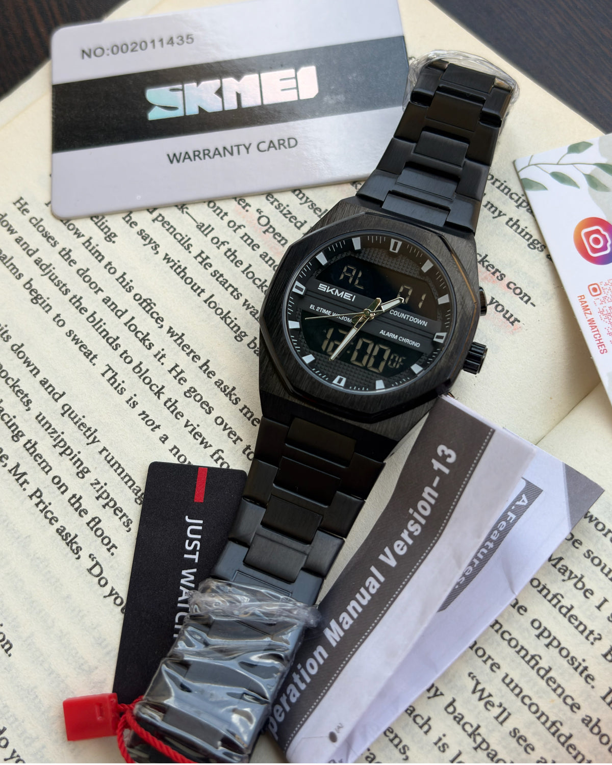 Skmei original Black AP