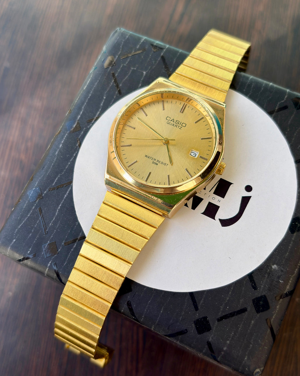 Men Gold casio