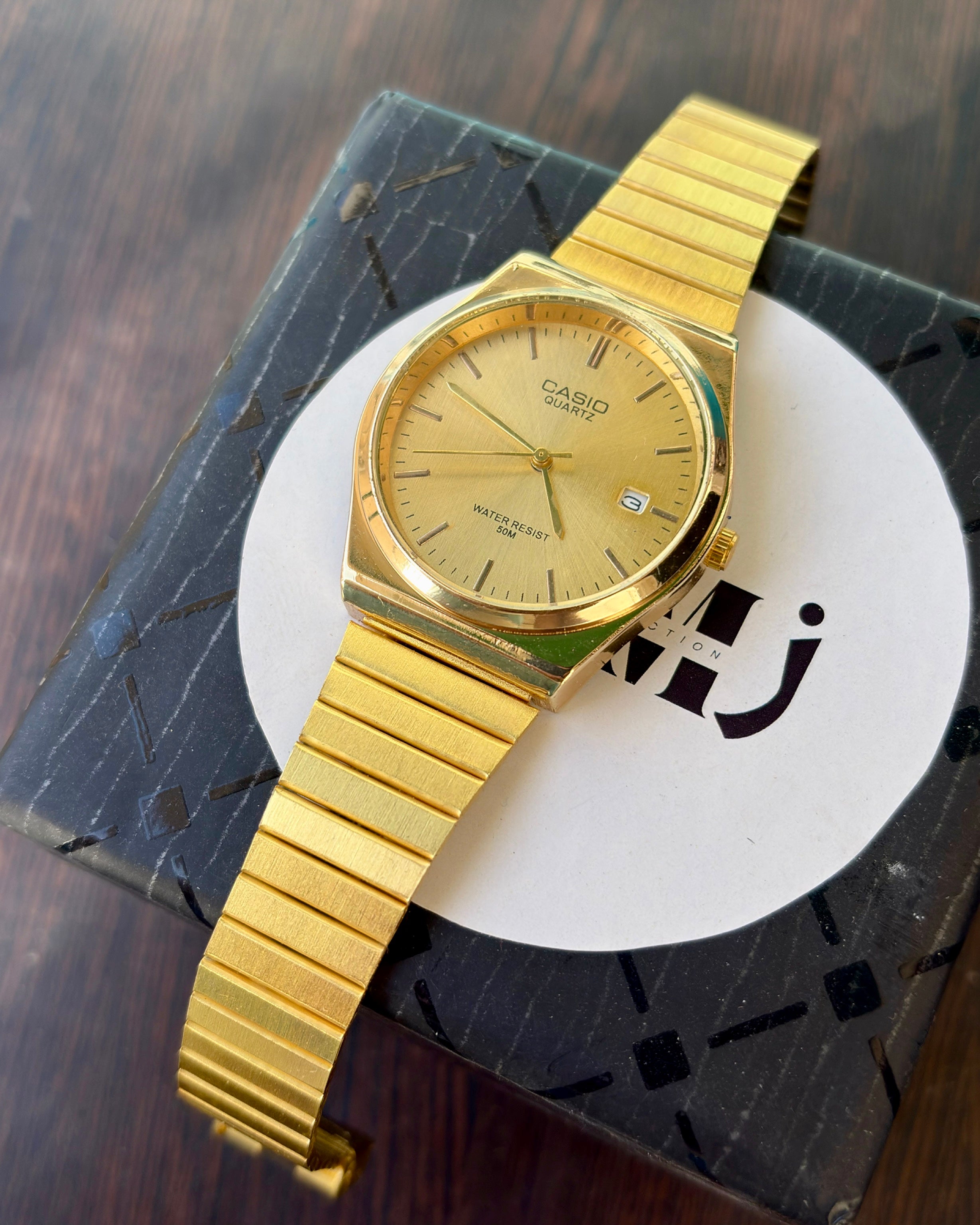 Men Gold casio