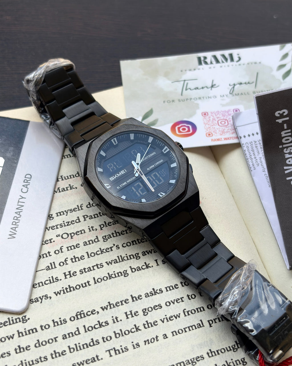Skmei original Black AP
