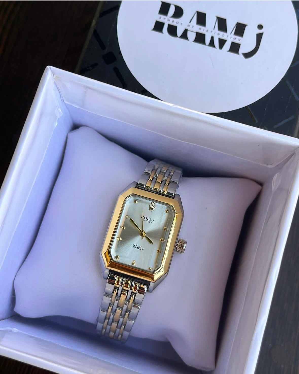 Rolex gold x silver hexa