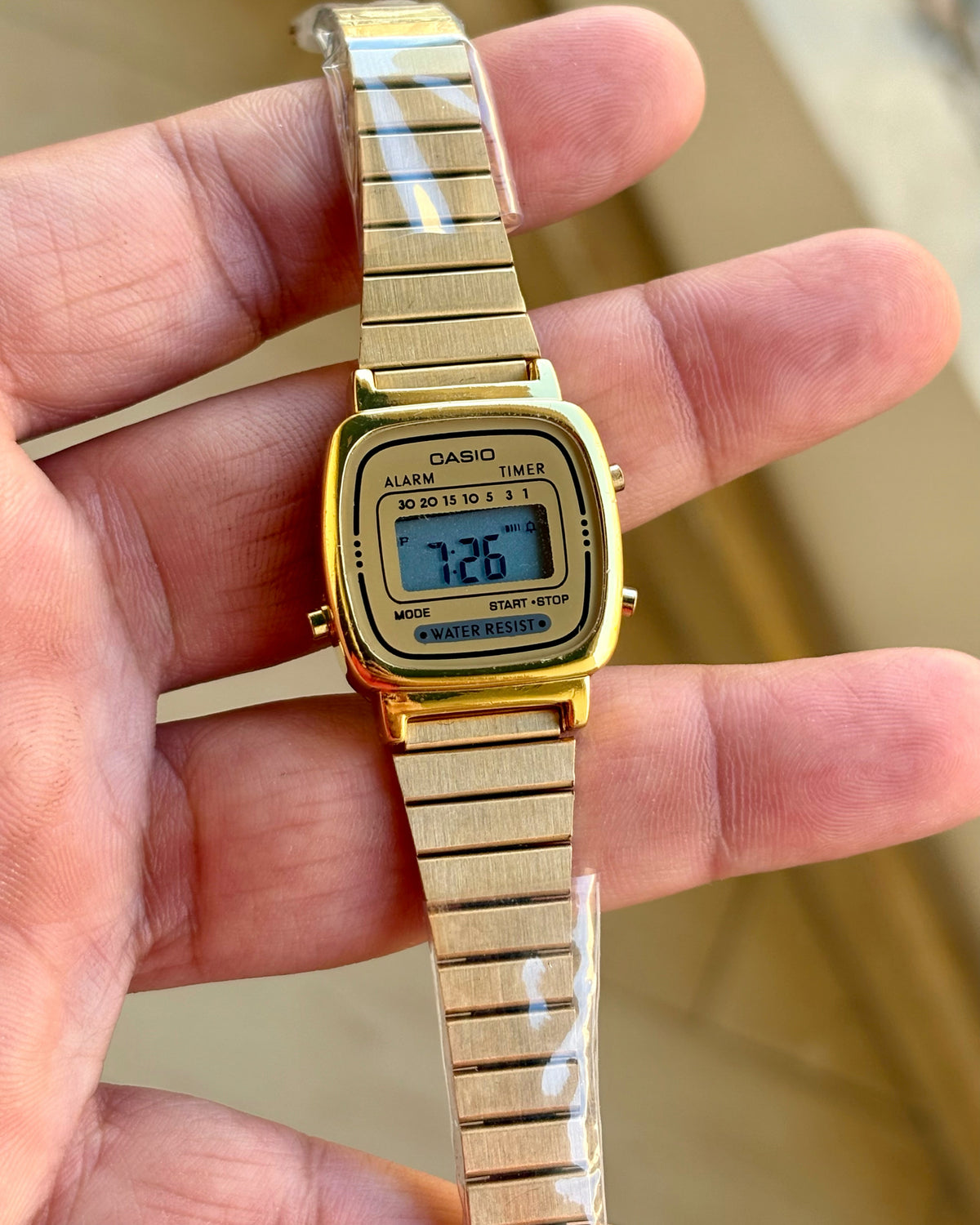 Casio mini all gold