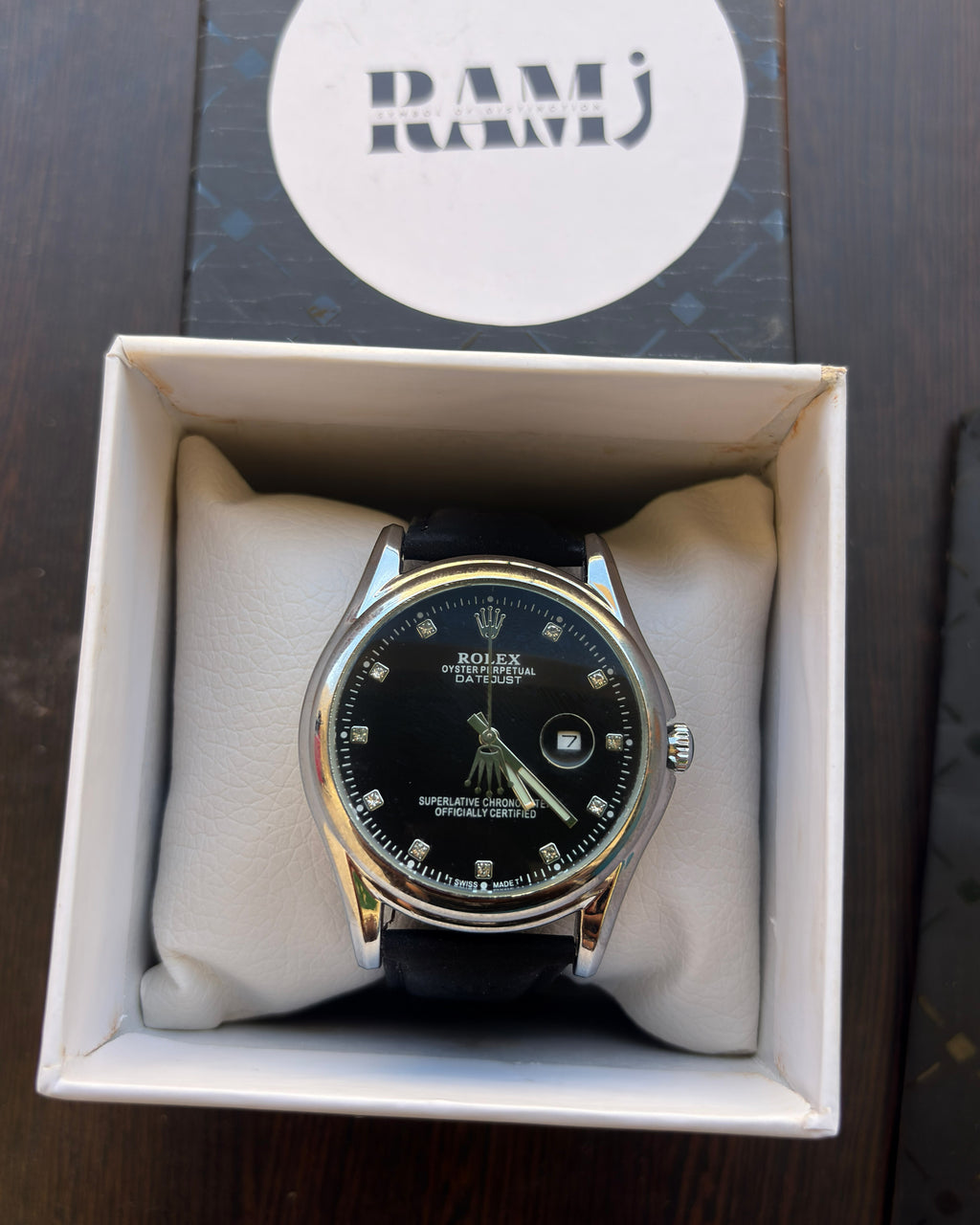 Rolex leather