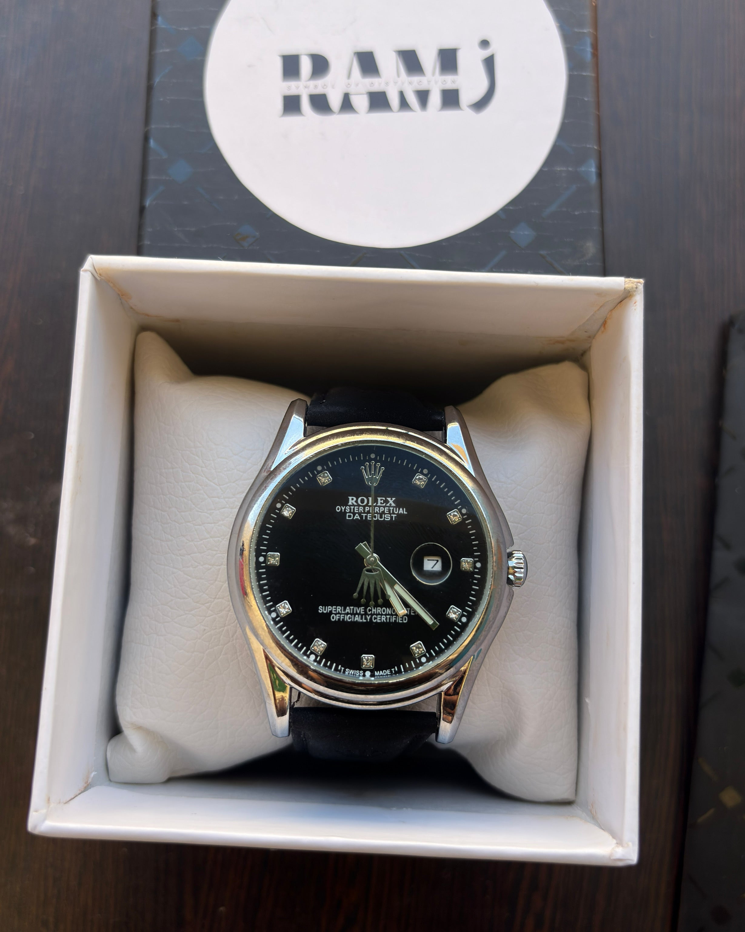 Rolex leather
