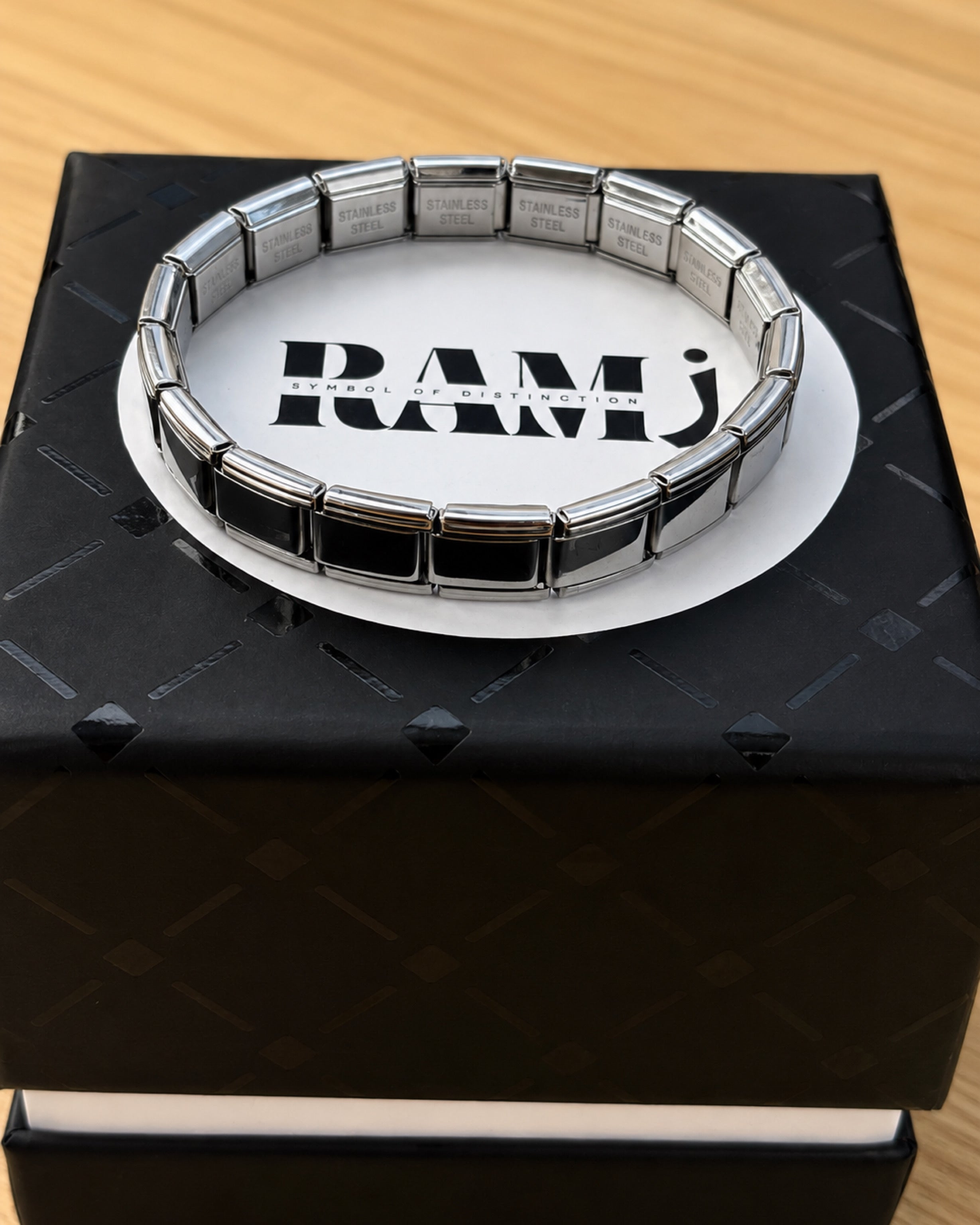 Gold and silver Italian bracelet