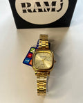 Female old money casio gold
