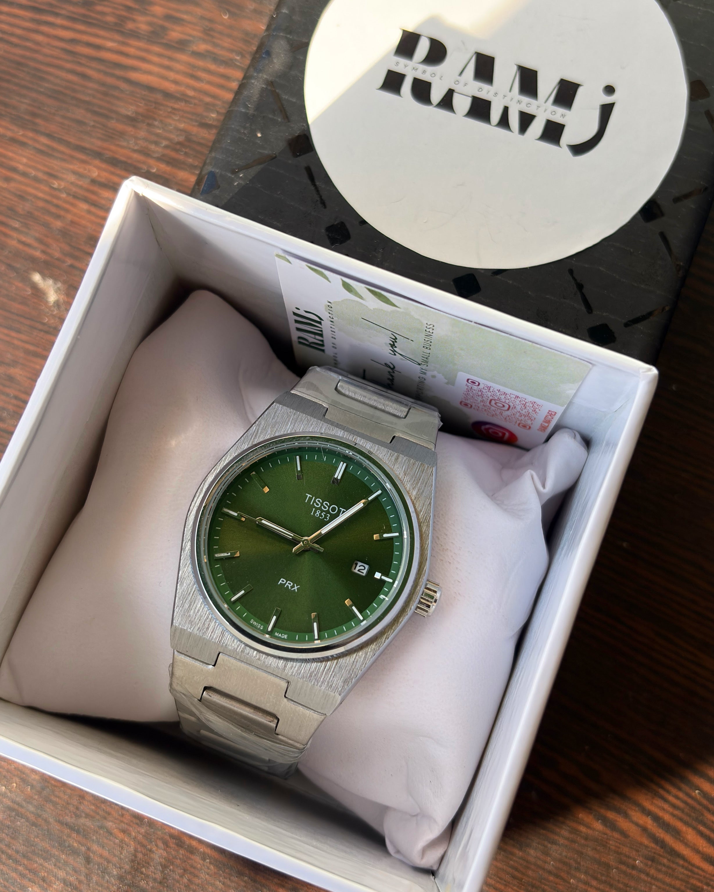 Tissot olive green