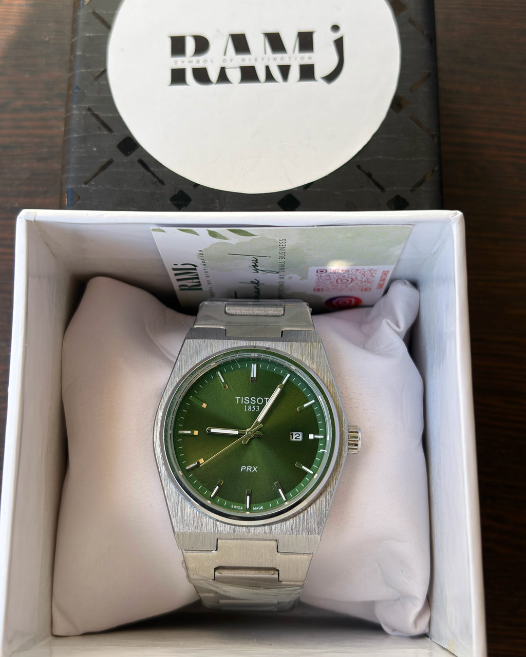 Tissot olive green