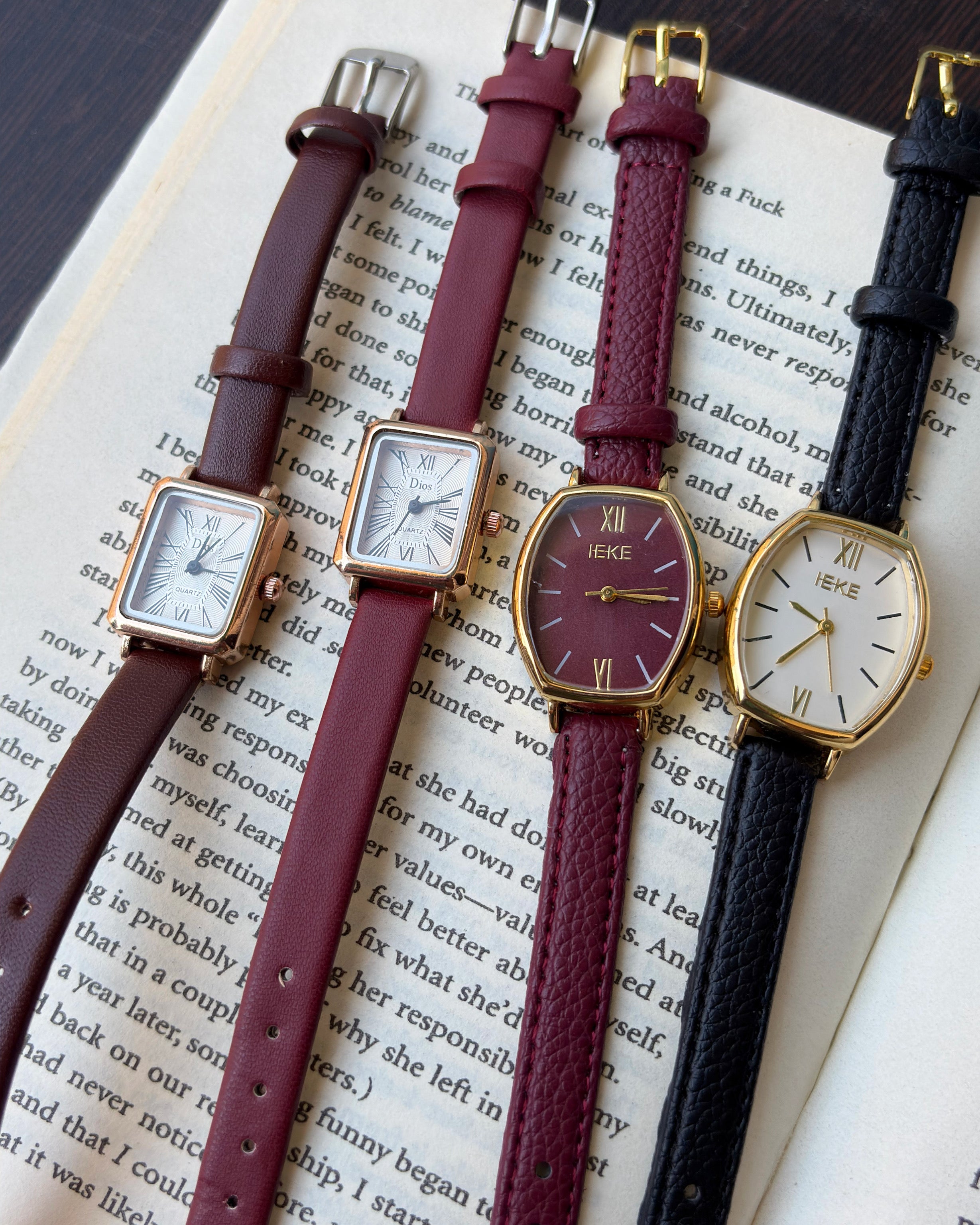 Crafted Leather watches
