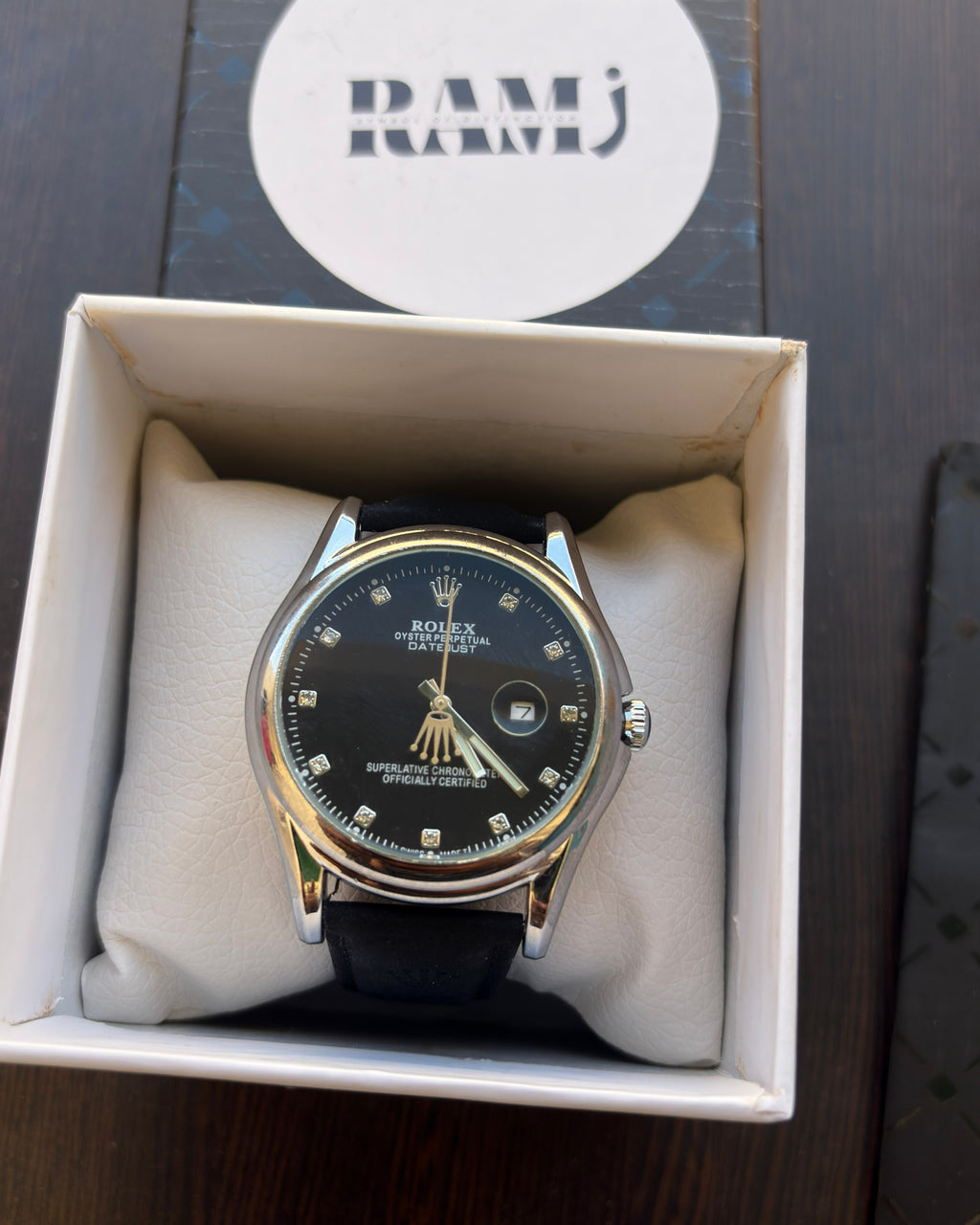 Rolex leather