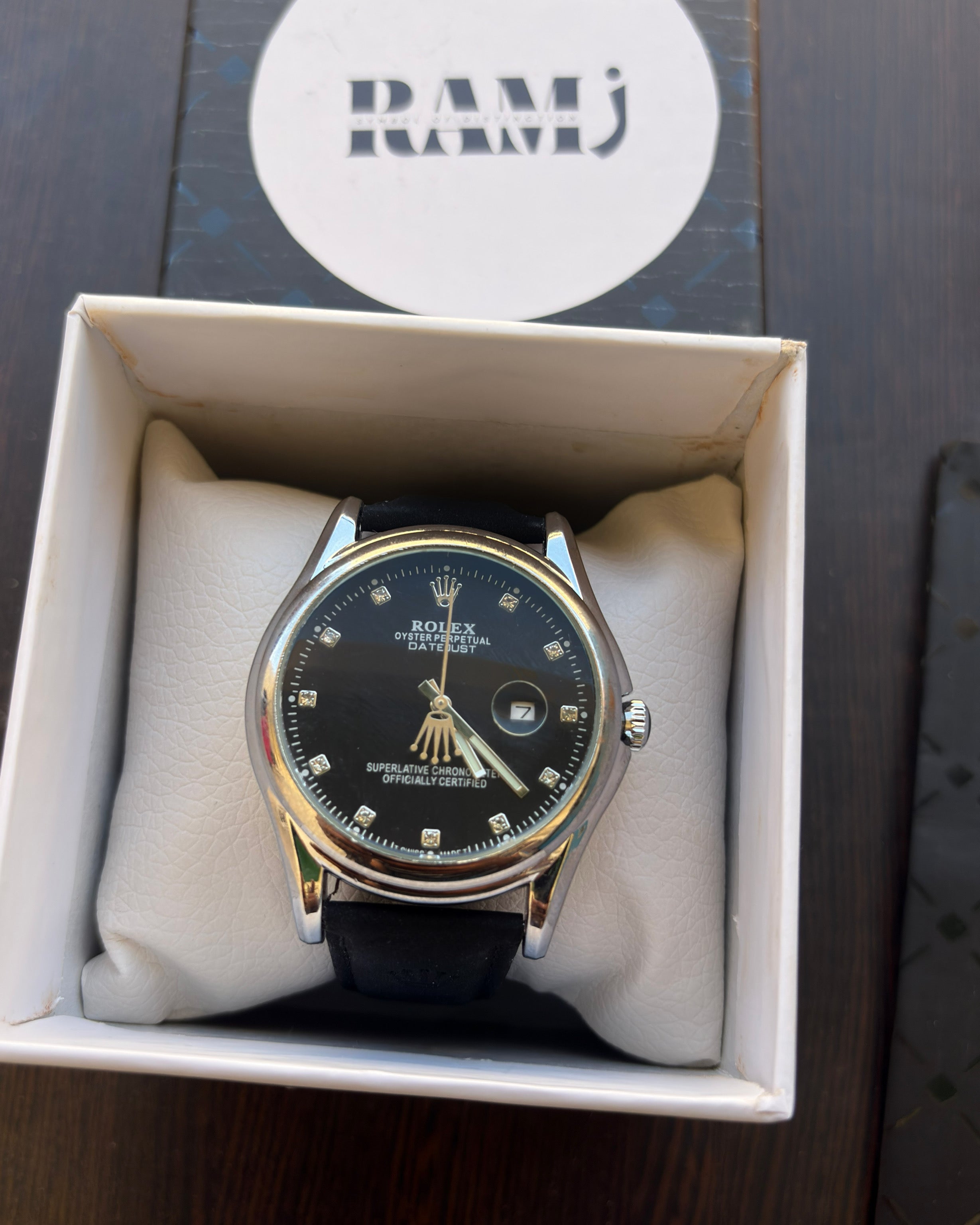 Rolex leather
