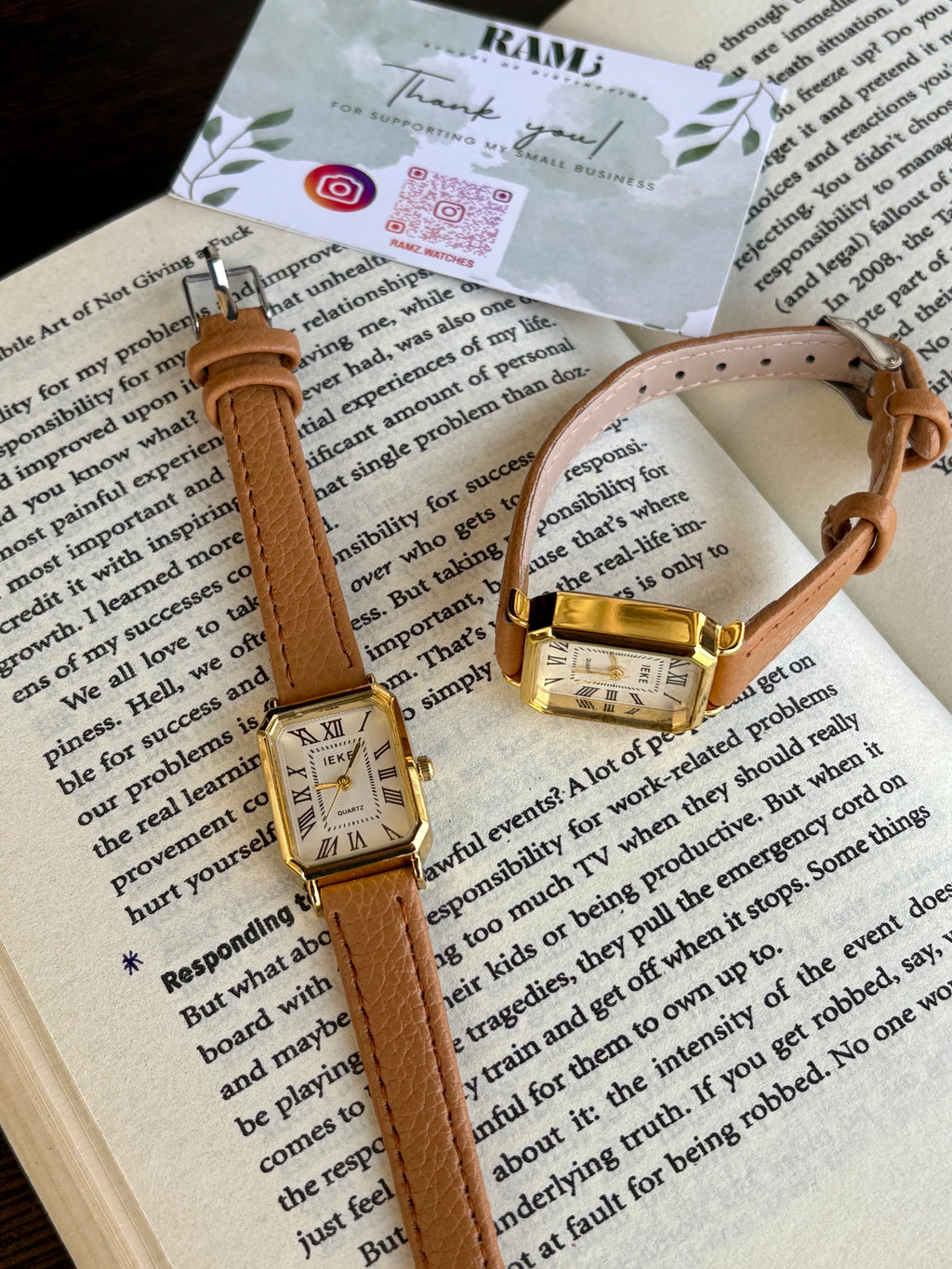 Female Light Brown Leather