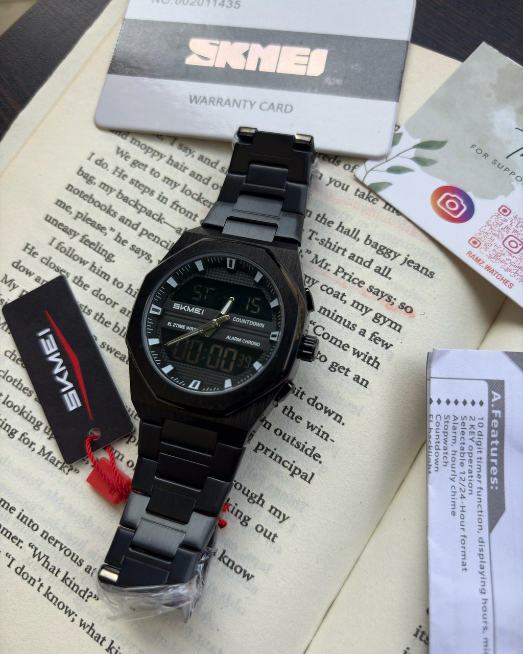 Skmei original Black AP