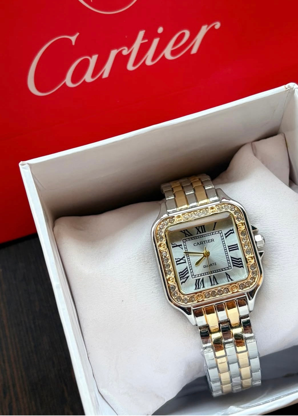 Cartier Gold x Silver With Sparkles