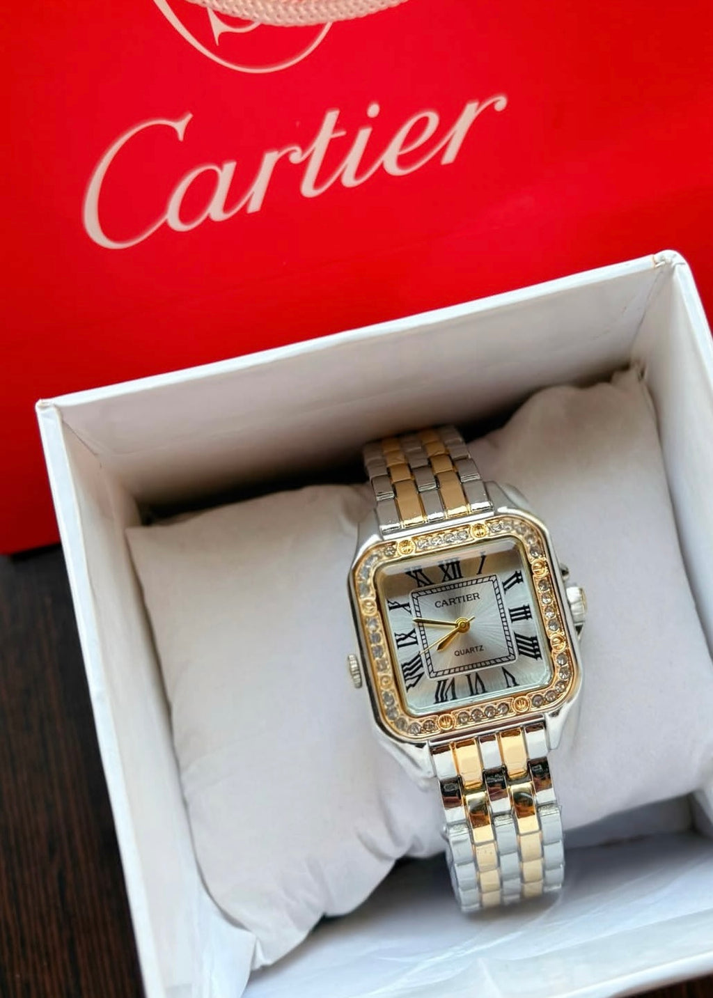 Cartier Gold x Silver With Sparkles