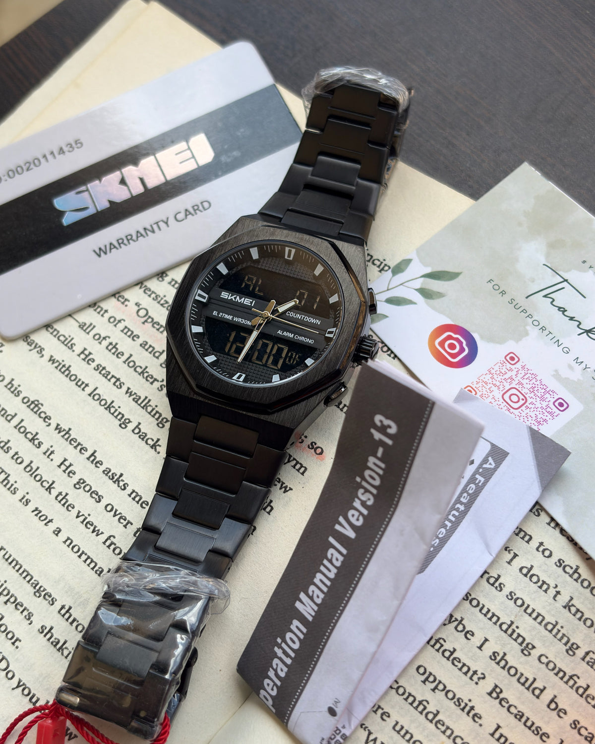 Skmei original Black AP