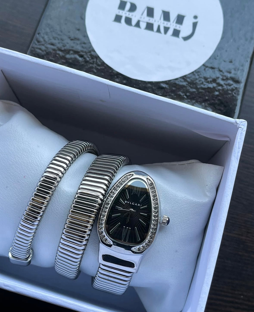 Bvlgari silver x black