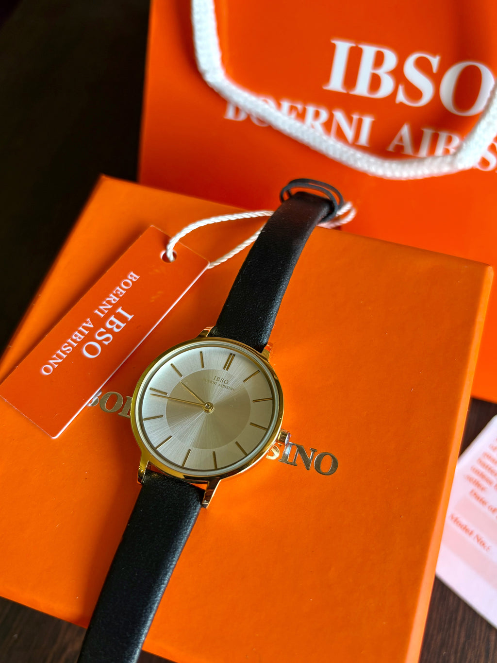 Ibso Noir Leather