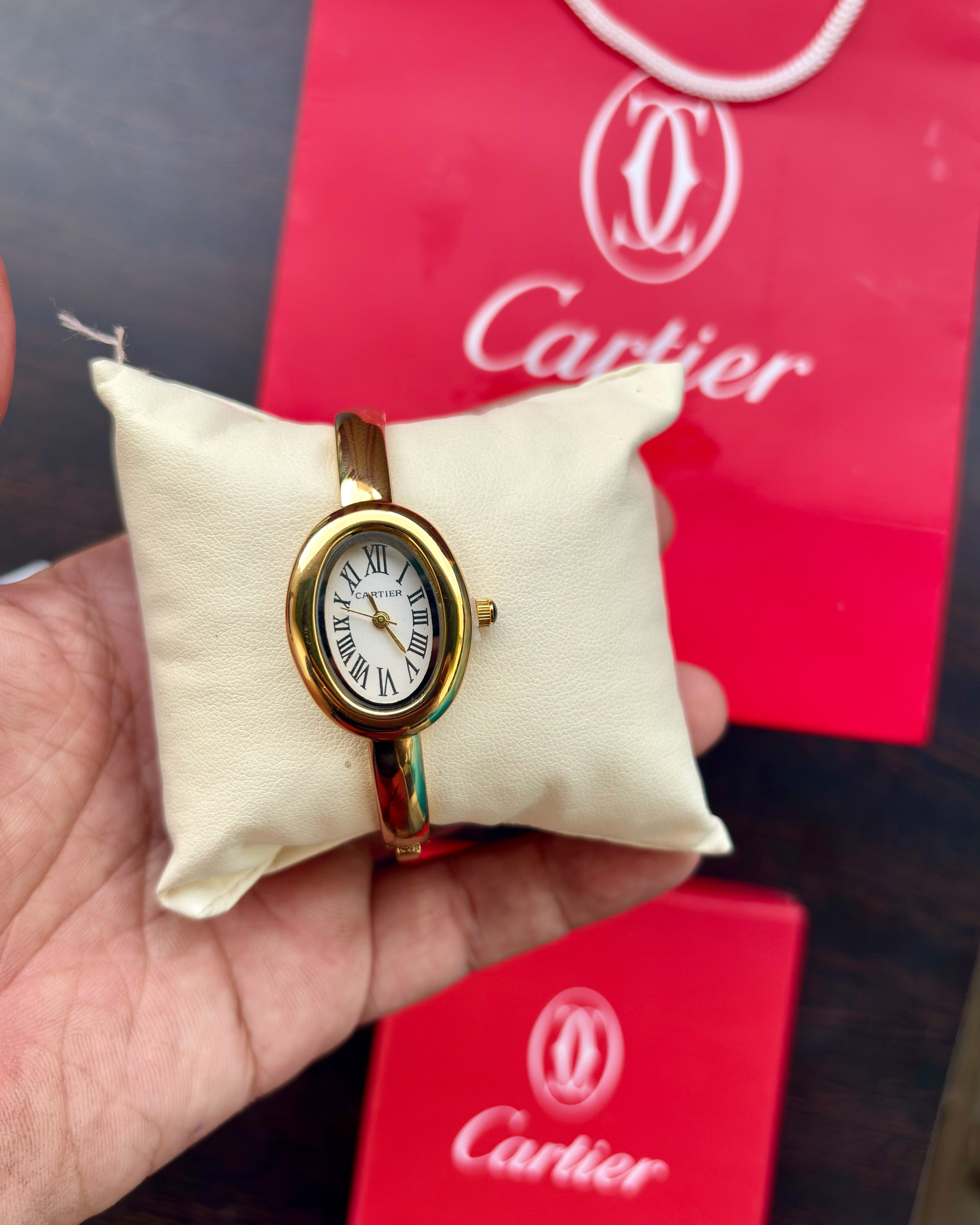 Cartier gold-hand (not blue)