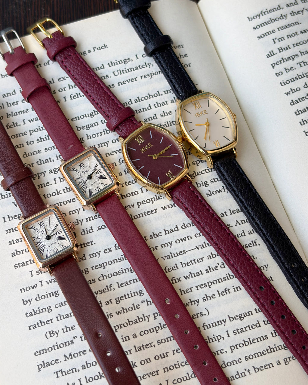 Crafted Leather watches