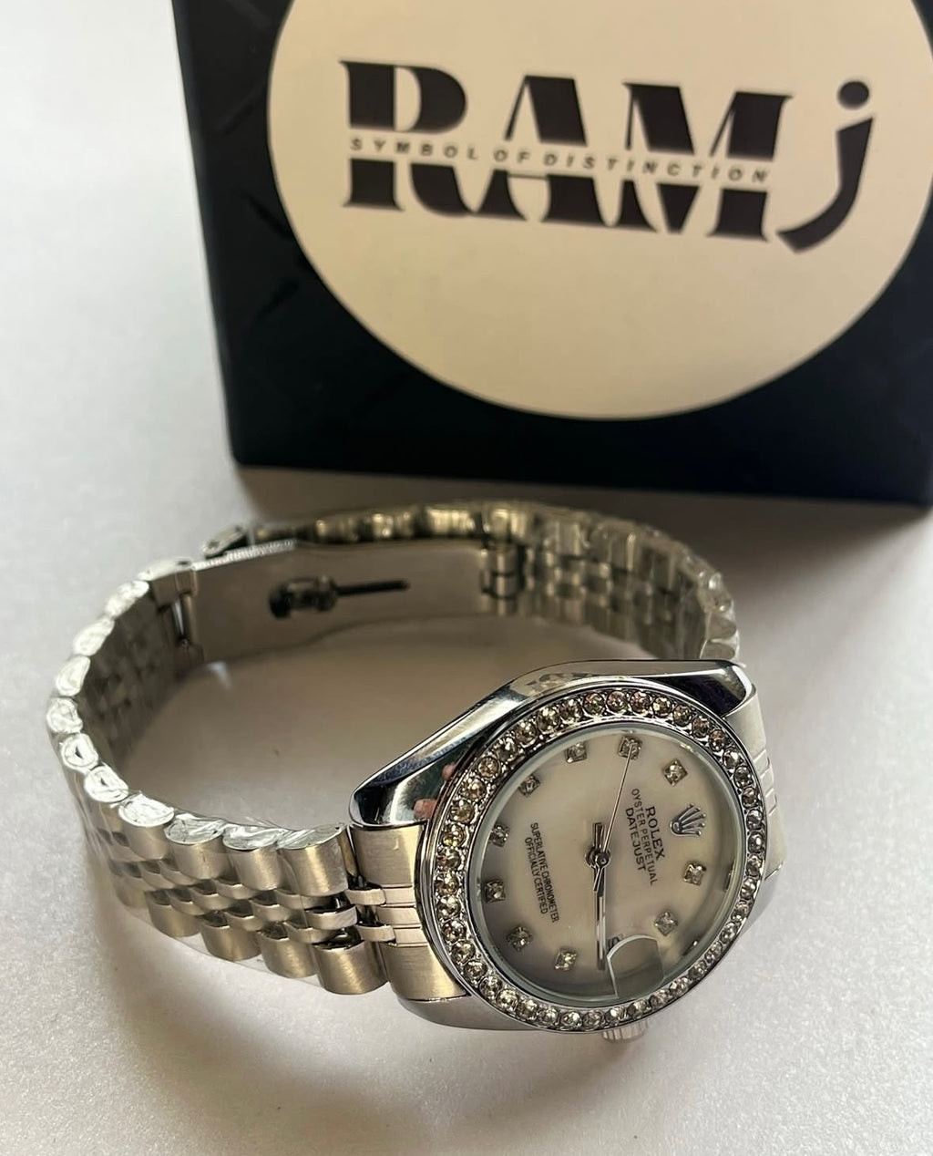 Rolex silver crystals