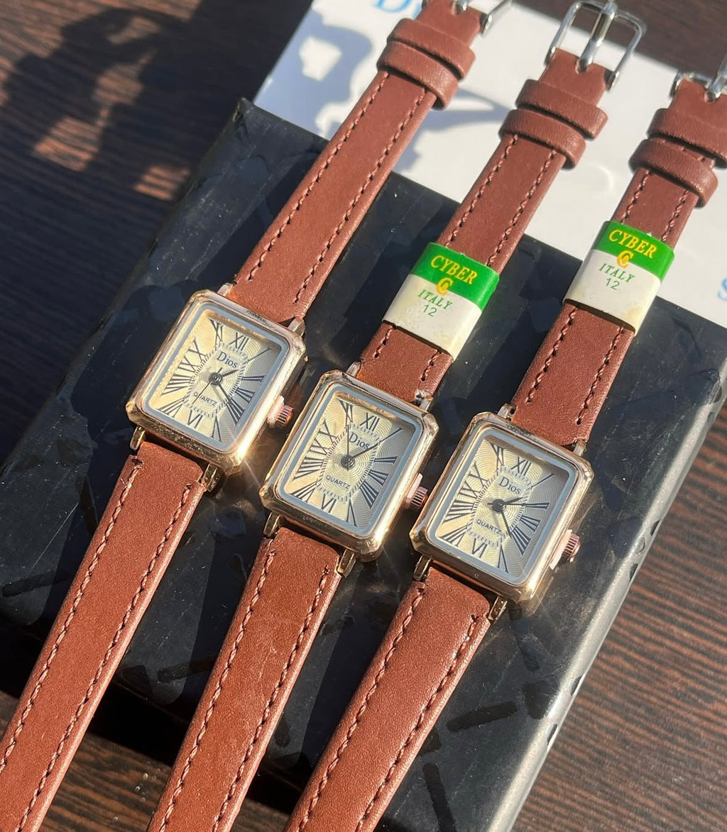 Dark brown leather beauty